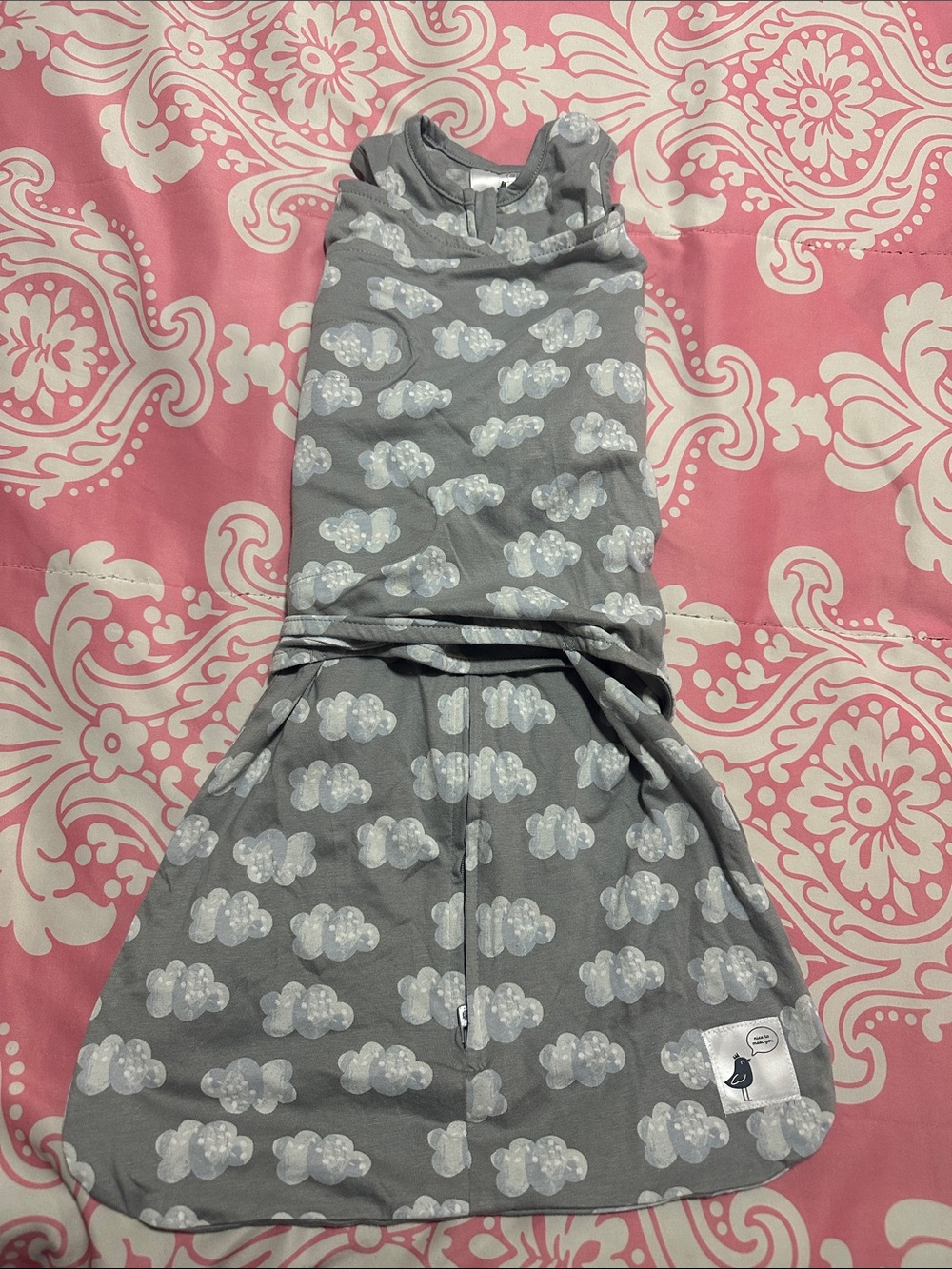 Small Story Organic Cotton Wearable Swaddle 1.0 TOG Sz Small